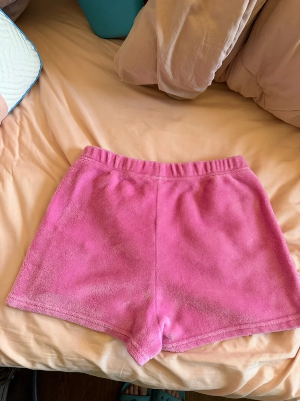 Pink Minnie Mouse Fleece women pajama Shorts - Picture 3 of 5